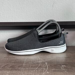 Skechers Go Walk 4 Women’s Casual Comfort Slip-On Shoes Size 6.5 Gray